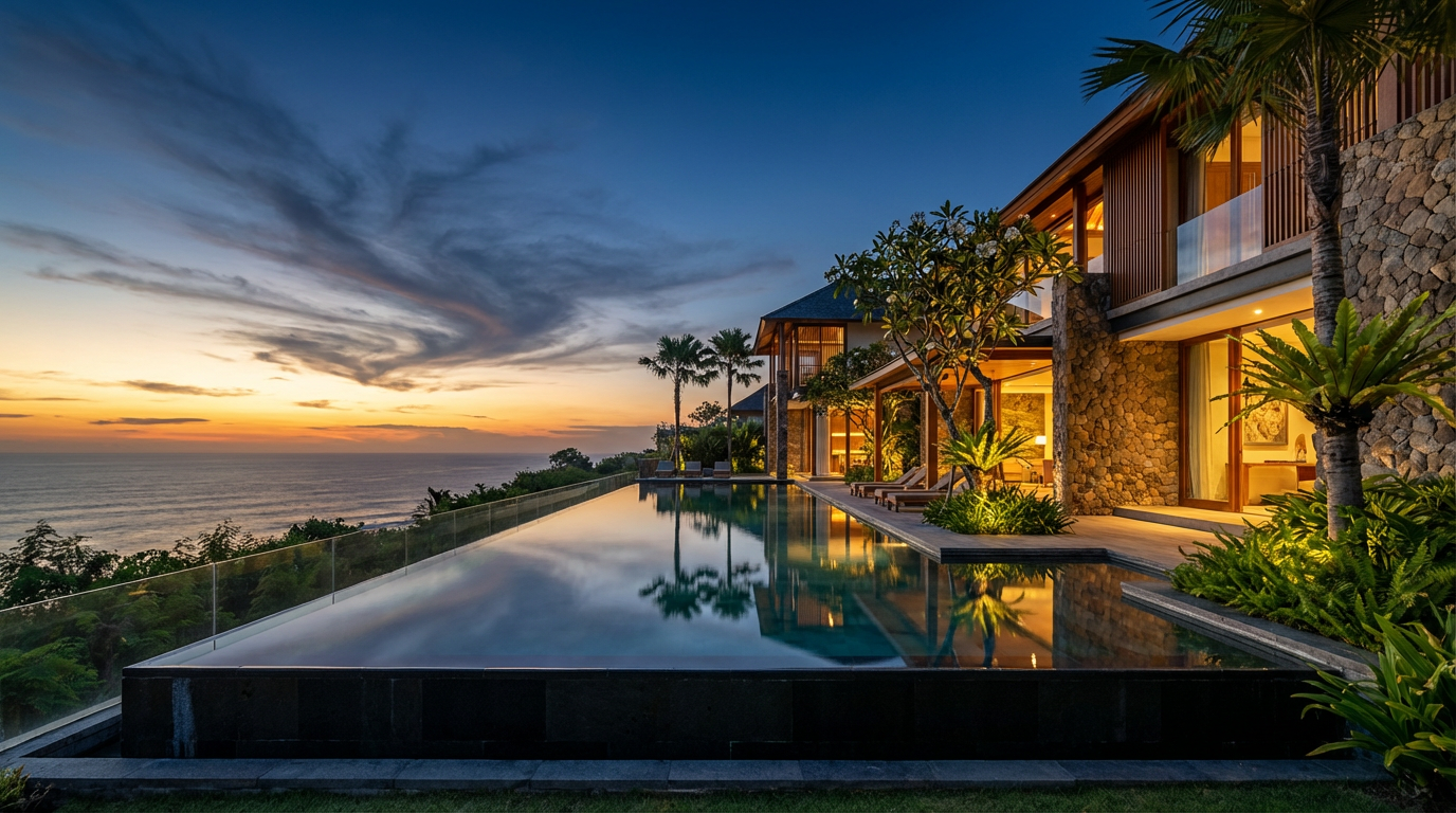 Investor comparing individual vs PT PMA options for Bali rentals, taxes and management